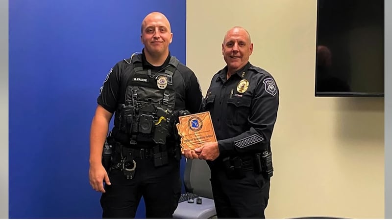 This morning, a West Valley police officer is being recognized for winning a prestigious...