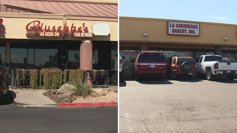 An Italian restaurant and a bakery in Phoenix had multiple violations.