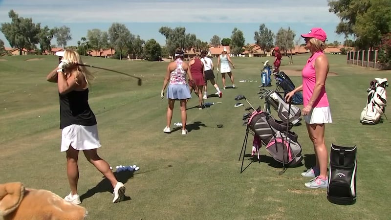 Golf Party Live, practices at the Ocotillo Golf Club, near Ocotillo and Alma School roads, and...