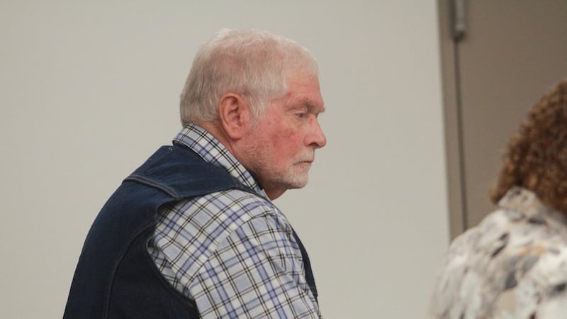 George Alan Kelly listens to closing arguments in Santa Cruz County Superior Court, Thursday,...