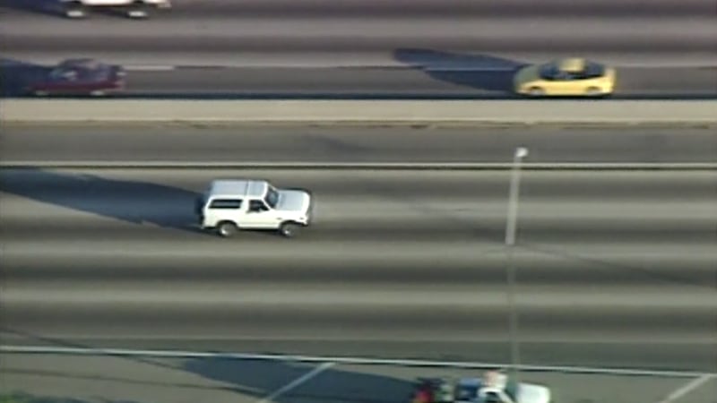 The slow-speed chase captivated the nation on June 17, 1994.