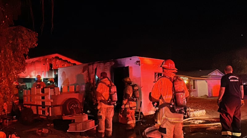 One person is dead after a fast-moving trailer fire in Phoenix.