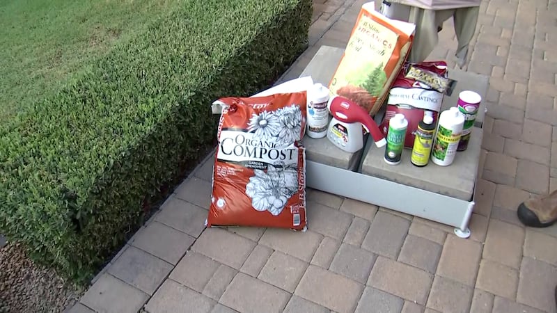 Owens recommends organic fertilizer instead of synthetic fertilizer for fertilizing your lawn.