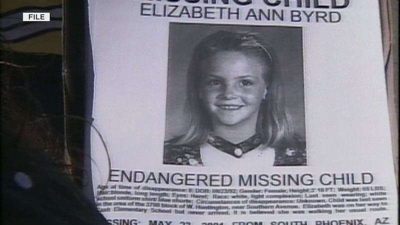 In 2001, 8-year-old Elizabeth Byrd was walking to school when she went missing in Phoenix....