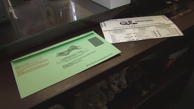 Arizona mail-in ballot.