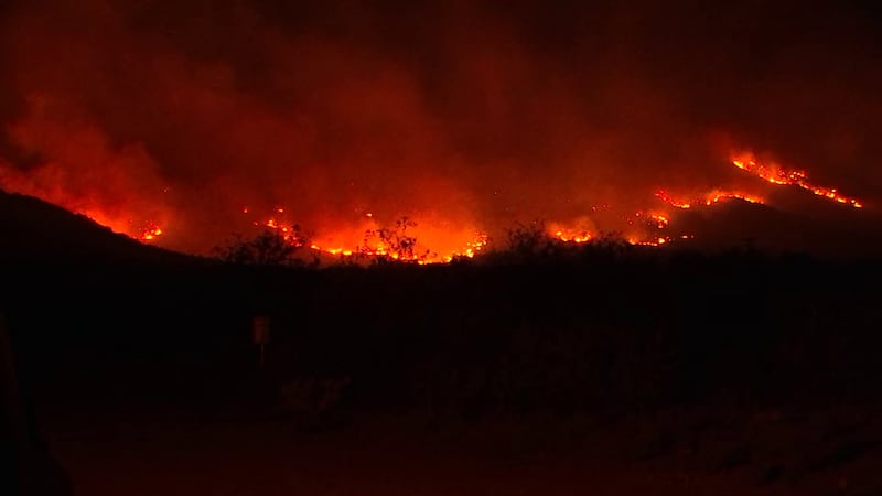 The Hillside Fire started on Wednesday.