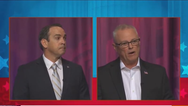The two candidates running for Maricopa County Sheriff, Democrat Tyler Kamp and Republican...