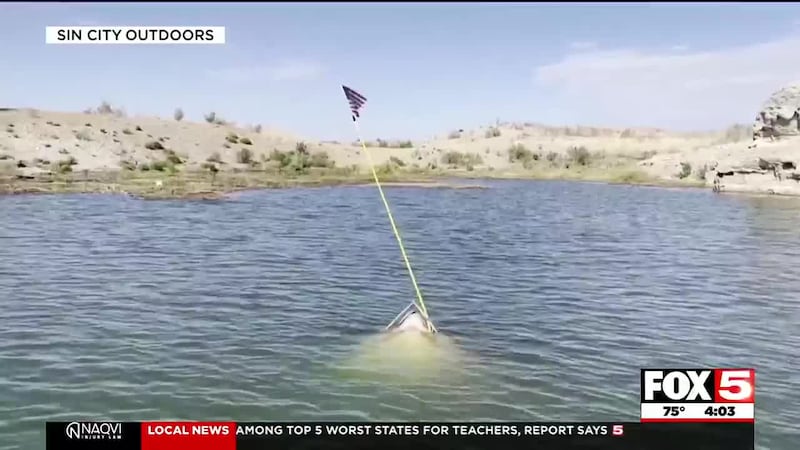 Once-exposed boats in Lake Mead covered by water again, but progress is minimal amid drought