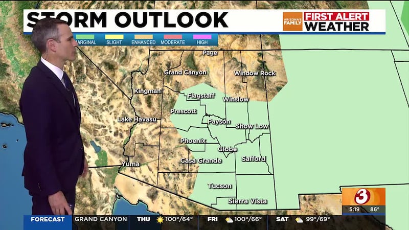 Morning temperatures in the 80s will climb to a high of 109 degrees this afternoon, which is...