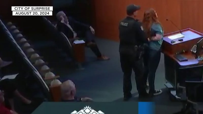 The change follows an intense moment when activist Rebekah Massie was arrested and escorted...