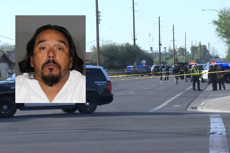 Mesa PD arrested 44-year-old Andrew Rada for the shooting death of 52-year-old Michelle...