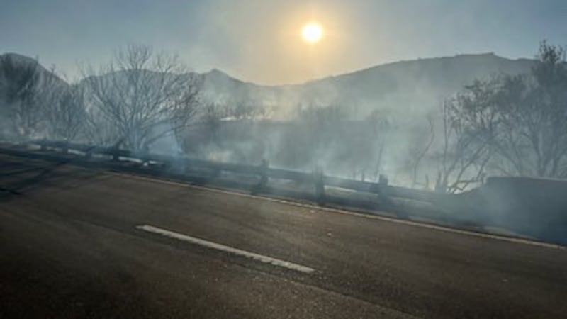 A brush fire sparked by a semi-truck Thursday forced the closure of SR87 between Phoenix and...