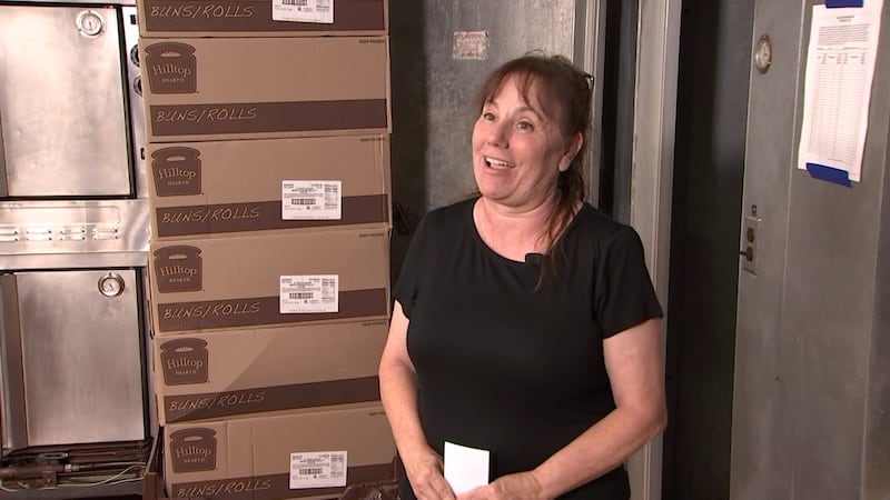 Carol Parsons was ecstatic that she got her cooler repaired.