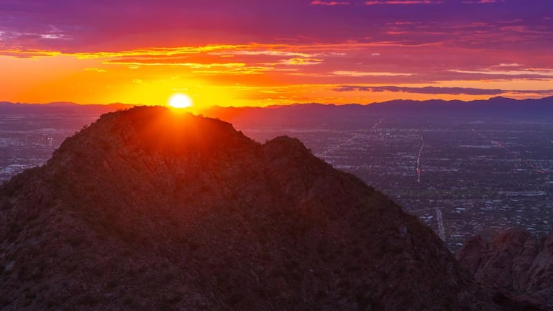 Arizona is home to some of the most striking and serene sunsets in the country.