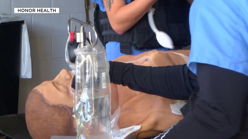 From fake blood to high-tech mannequins breathing and interacting with the trainees, the goal...
