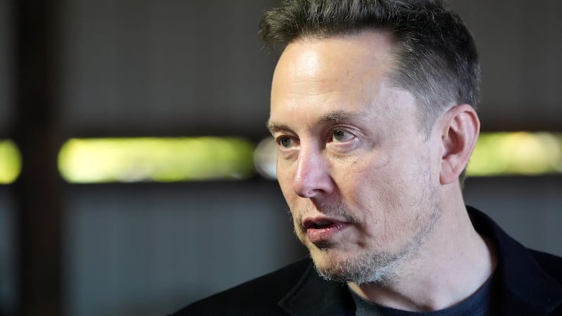 Tesla and SpaceX CEO Elon Musk attends a campaign event with Republican presidential nominee...