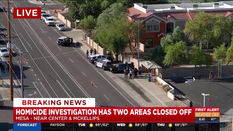 Officers responded to the shooting near McKellips Road and Center Street just before 8 a.m. on...