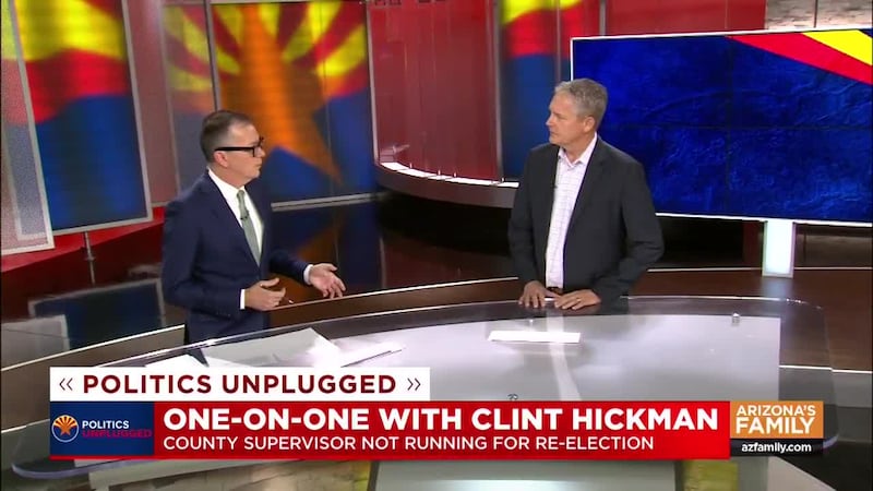 Maricopa County Supervisor Clint Hickman talks about his decision not to run for re-election.