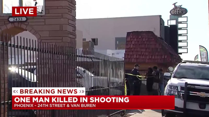 Around 2:45 p.m., officers responded to a shooting at the Paradise Motel on Van Buren Street,...