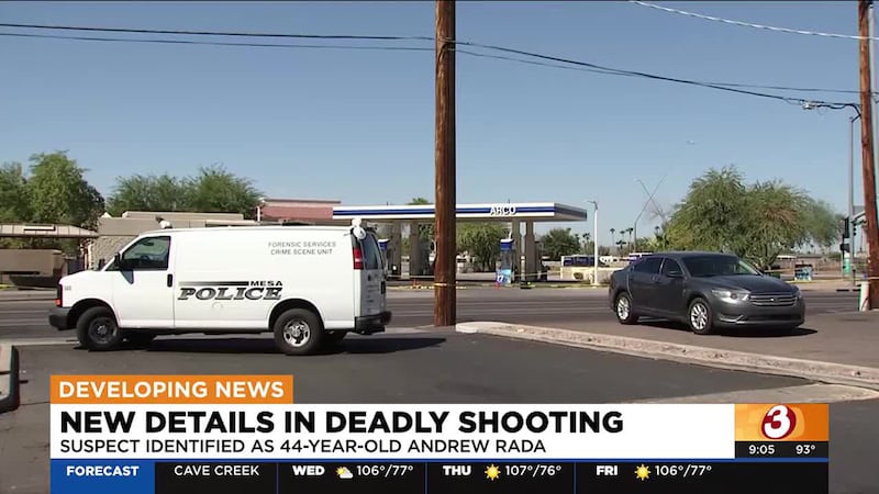 Mesa police received several 911 calls around 7:30 a.m. about a man, who was later identified...