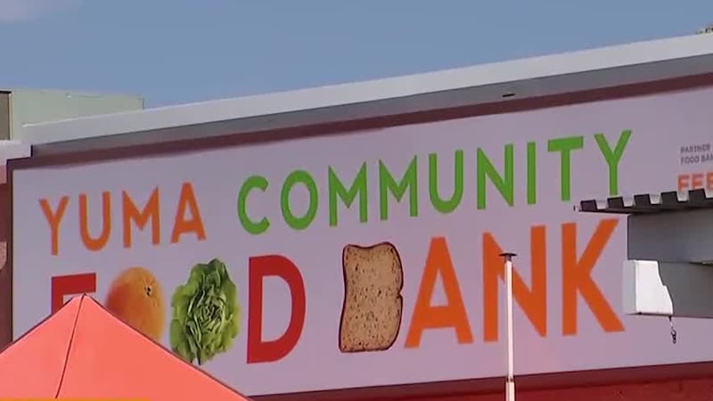 The Yuma Community Food Bank is urging people to donate, as donations have decreased by 15%...