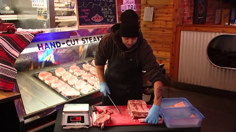 Jorge Renteria is a meat cutter at the Texas Roadhouse in Yuma where he’s worked there for 13...