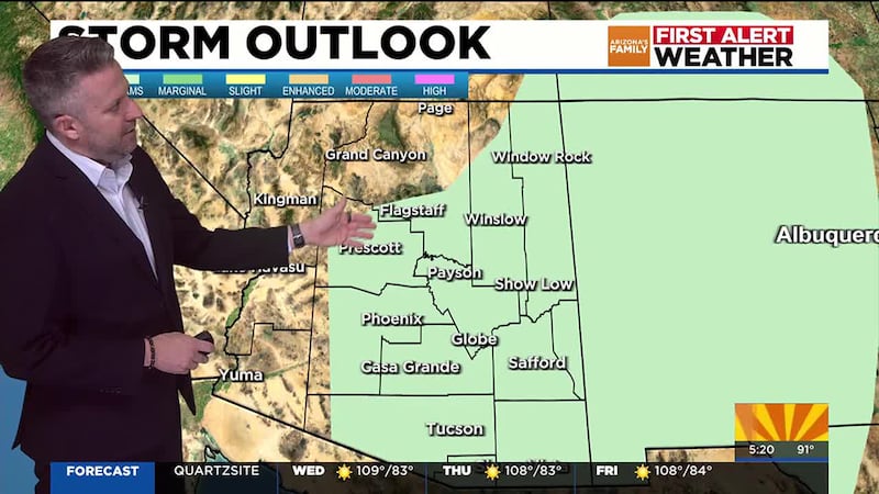 Evaporating rain is also leading to gusty winds. A 48 mph gust was recorded earlier this...