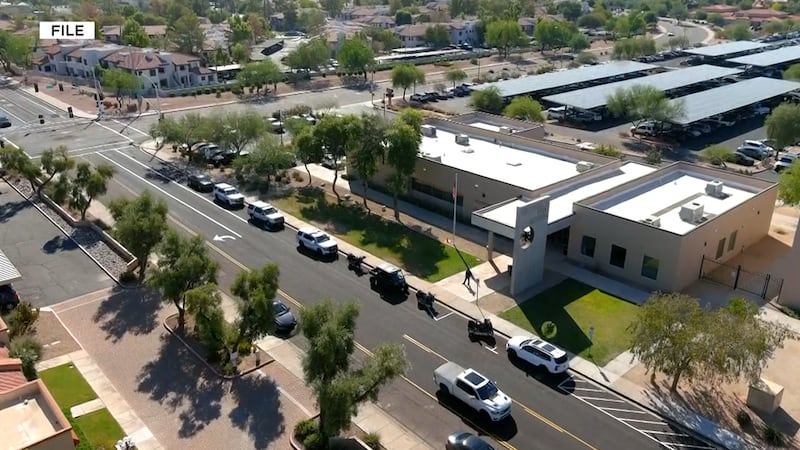 Police respond to Chaparral High School after a threat that ended up being false. Local police...