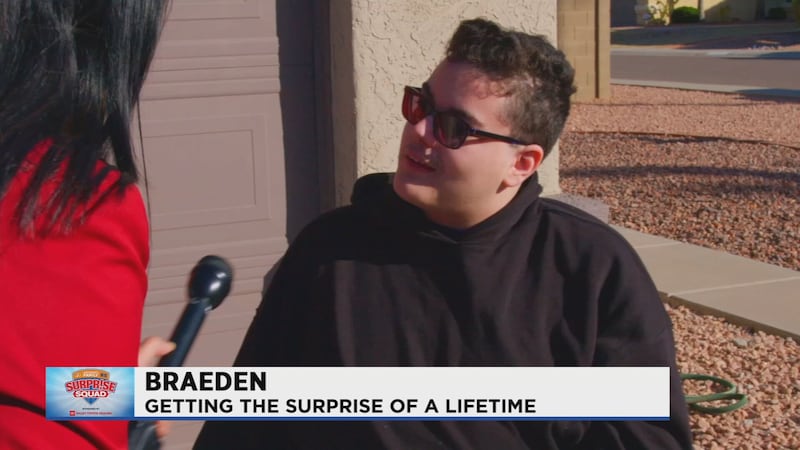 Braeden is getting the vacation of a lifetime that he, and his family deserve.