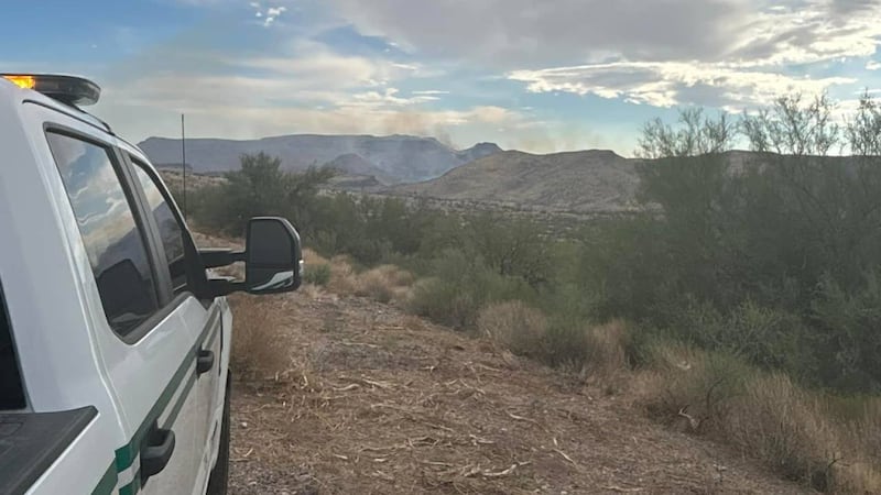 The lightning-sparked Wood Fire has grown since its start Sunday afternoon near Superior.